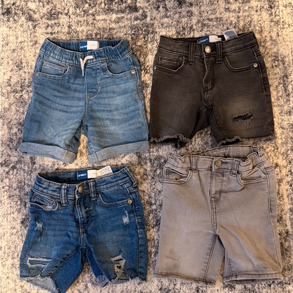 Old Navy Other - Old Navy and Childrens Place Kids Shorts Set - Blue, Black, Gray